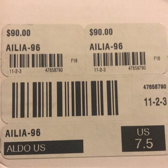 Black Aldo high heel boots - Picture 5 of 5